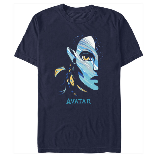 Men's Avatar: The Way of Water Neytiri Face Logo  Adult T-Shirt