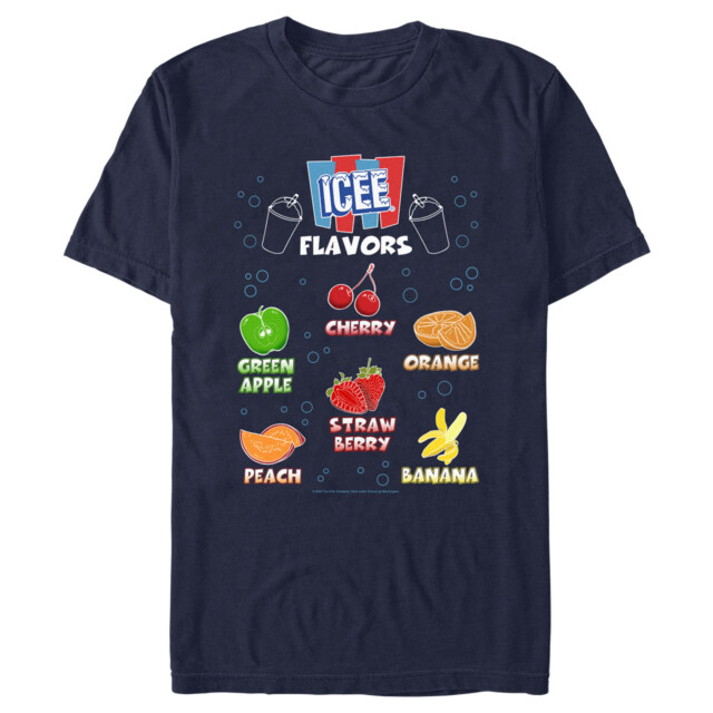 Men's ICEE Flavor Chart  Adult T-Shirt