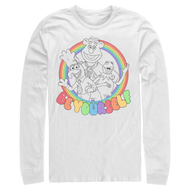 Men's The Muppets Be Yourself  Adult Long Sleeve Shirt