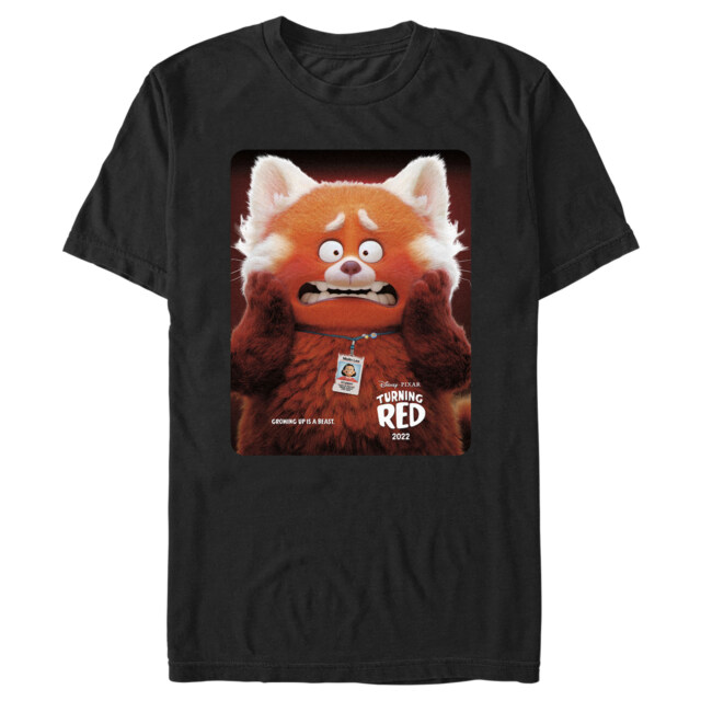 Men's Turning Red Red Panda Mei Lee Poster  Adult T-Shirt