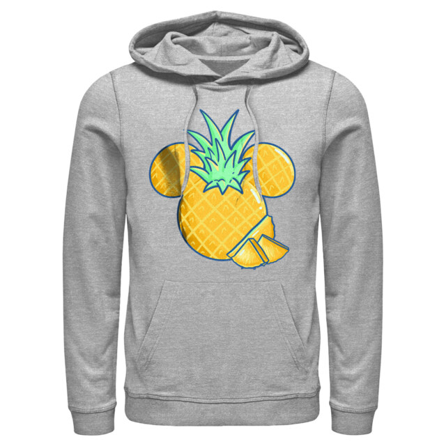 Men's Mickey & Friends Pineapple Logo  Adult Pull Over Hoodie