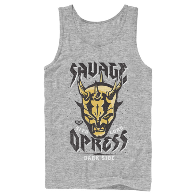 Men's Star Wars: The Clone Wars Savage Opress Dark Side Portrait  Adult Tank Top