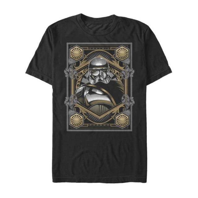 Men's Star Wars The Last Jedi Captain Phasma Card  Adult T-Shirt