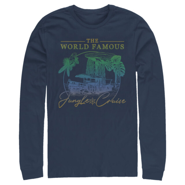 Men's Jungle Cruise The World Famous La Quila Ombre  Adult Long Sleeve Shirt
