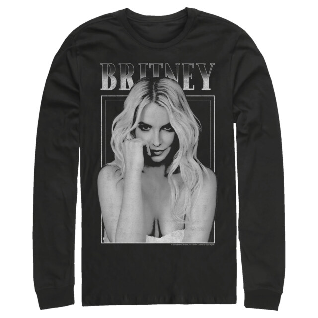 Men's Britney Spears Secret Star  Adult Long Sleeve Shirt
