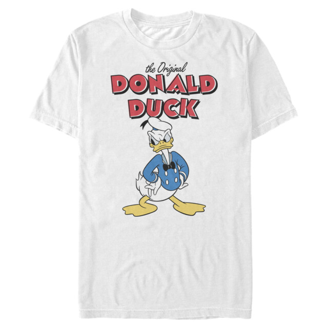 Men's Mickey & Friends Donald Duck Original Grump  Adult T-Shirt