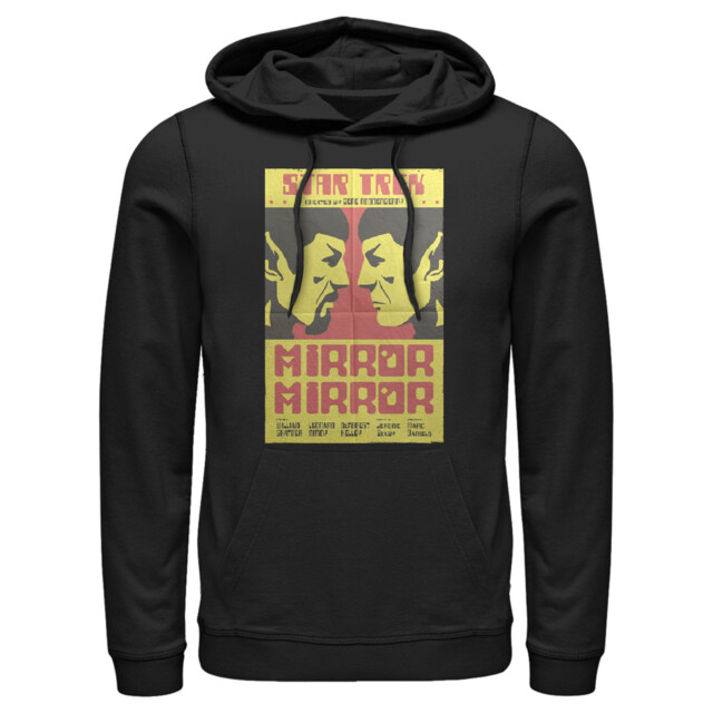 Men's Star Trek: The Original Series Mirror Mirror S2 Episode 4 Poster  Adult Pull Over Hoodie