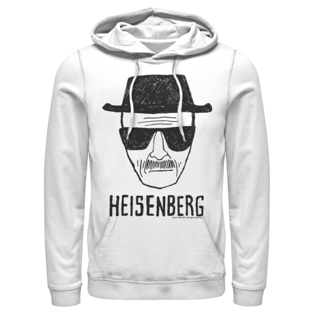 Men's Breaking Bad Heisenberg Sketch  Adult Pull Over Hoodie
