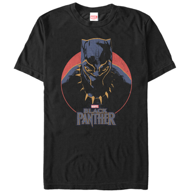 Men's Marvel Black Panther Retro  Adult T-Shirt