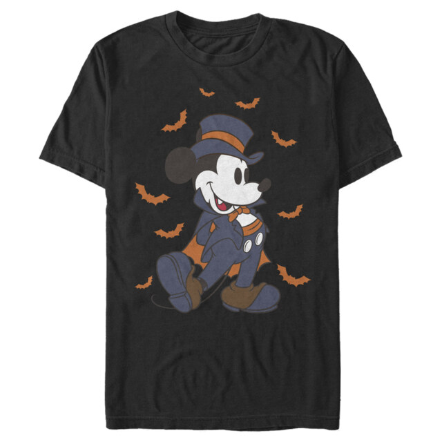 Men's Mickey & Friends Retro Vampire  Adult T-Shirt