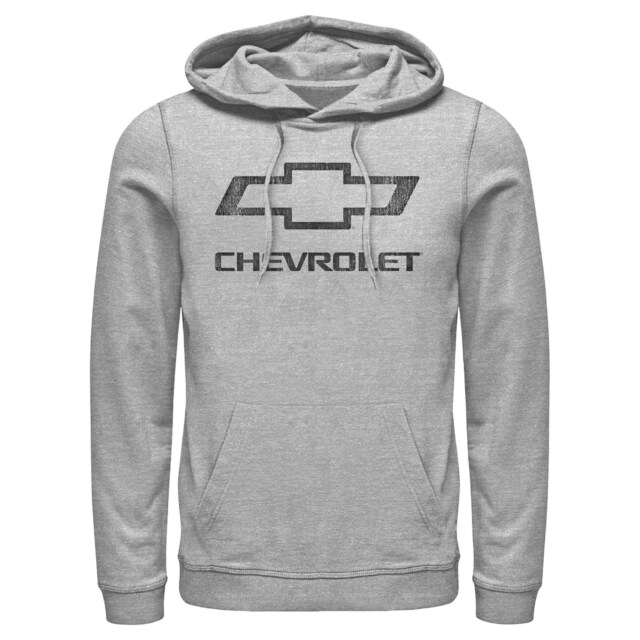Men's General Motors Distressed Chevrolet Logo  Adult Pull Over Hoodie