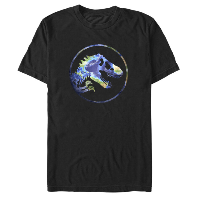 Men's Jurassic World Earth Day T. Rex Logo  Adult T-Shirt