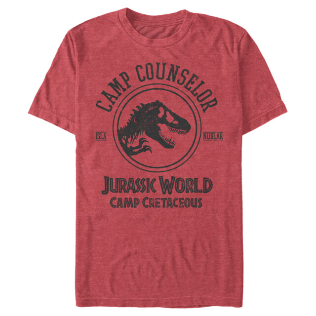 Men's Jurassic World: Camp Cretaceous Camp Counselor Logo  Adult T-Shirt