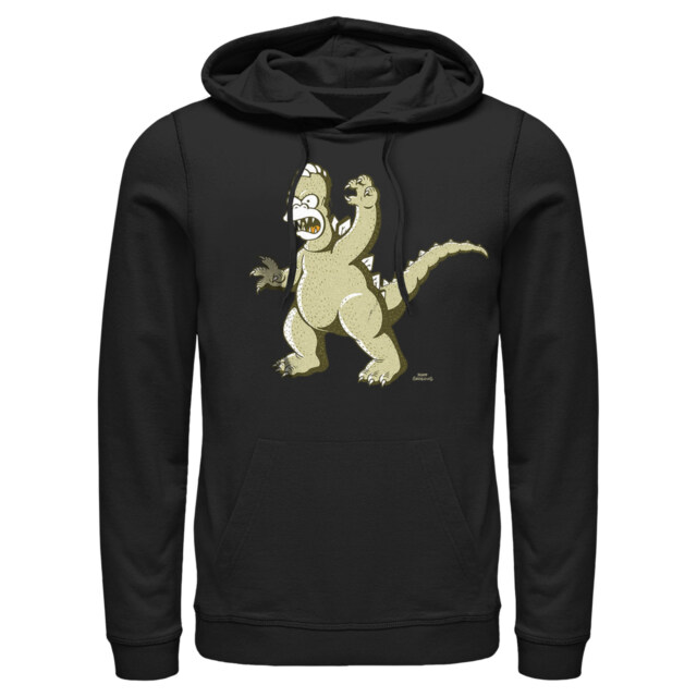Men's The Simpsons Homerzilla  Adult Pull Over Hoodie