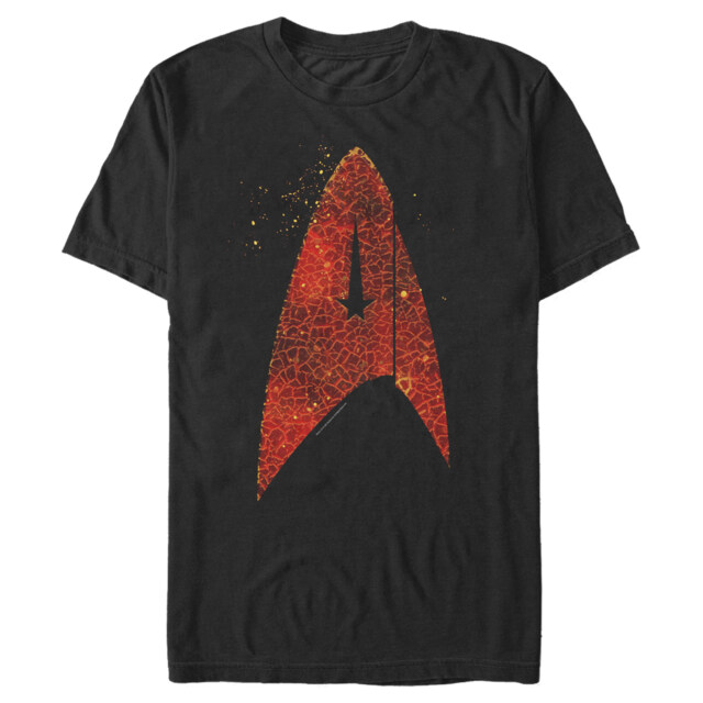 Men's Star Trek: Discovery Starfleet On Fire  Adult T-Shirt