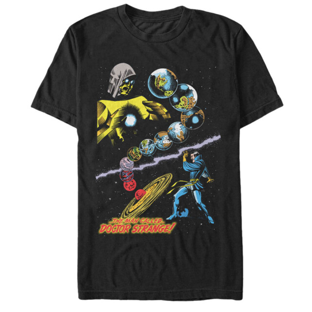 Men's Marvel Doctor Strange Worlds  Adult T-Shirt
