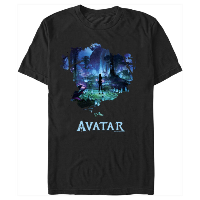 Men's Avatar Neytiri Pandora Night Scene  Adult T-Shirt