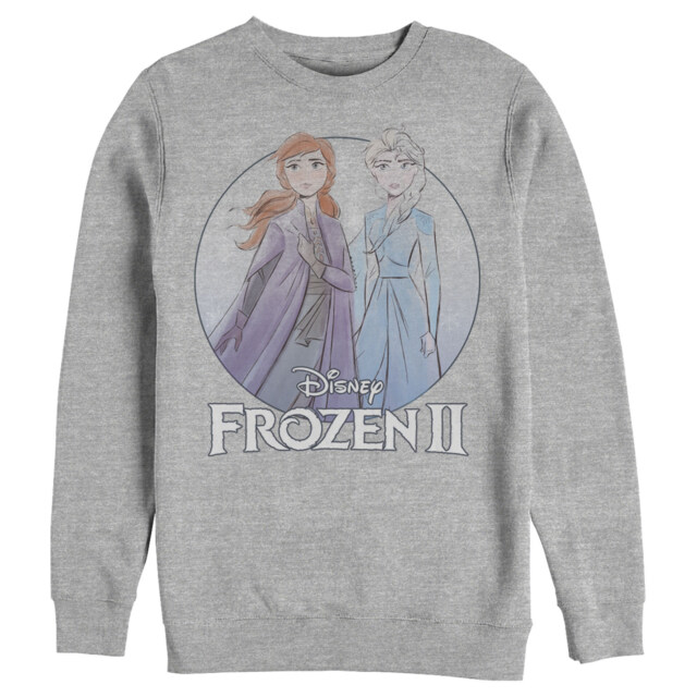 Men's Frozen 2 Sister Circle Logo  Adult Sweatshirt