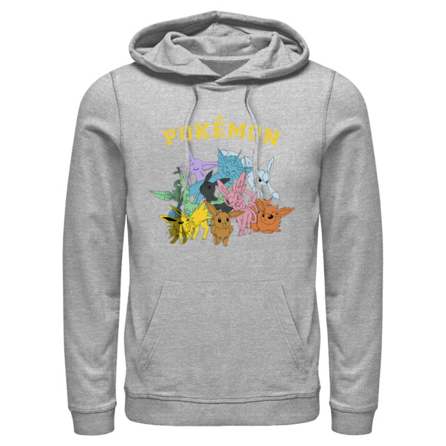 Men's Pokemon Eeveelutions  Adult Pull Over Hoodie