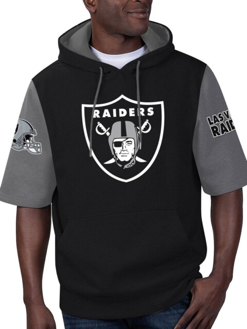 Stocktee Las Vegas Raiders Summer  Short Sleeve Pullover Hoodie GTS005066