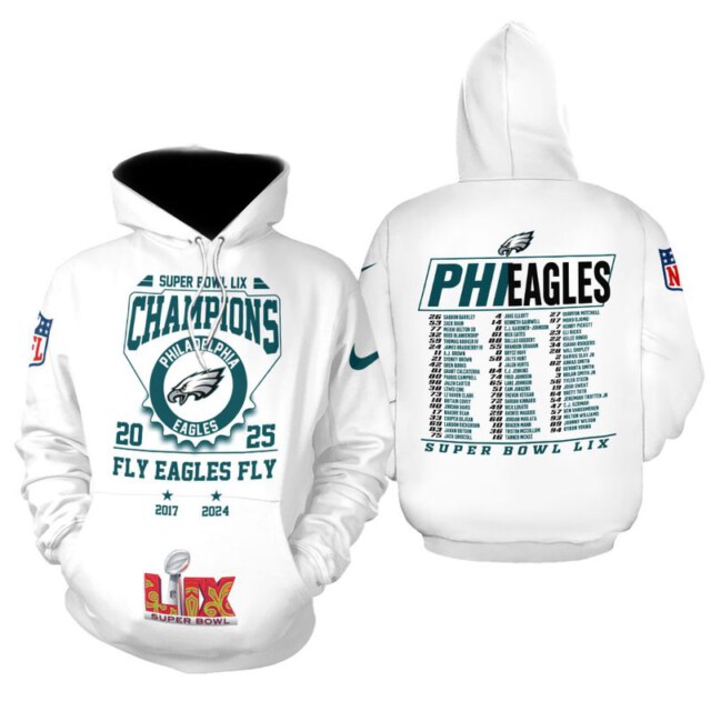 Philadelphia Eagles Super Bowl LIX Champions Limited Edition Unisex Sizes AUH Unisex Hoodie GTS013134