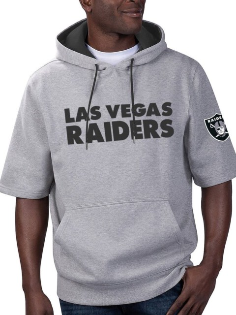 Stocktee Las Vegas Raiders Summer  Short Sleeve Pullover Hoodie GTS005054A