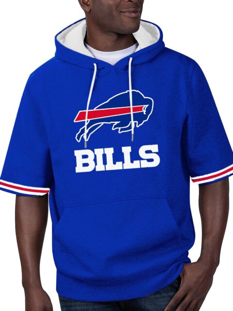 Stocktee Buffalo Bills Summer Short Sleeve Pullover Hoodie GTS005350