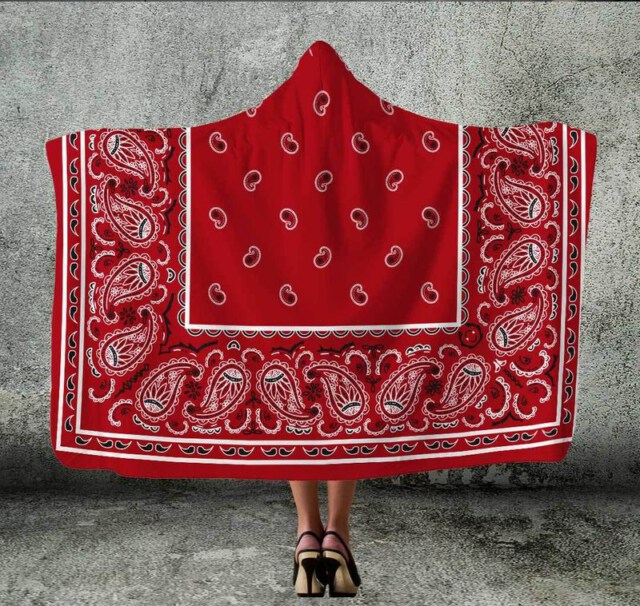 Stocktee Bandana Hooded Blanket GTS003386