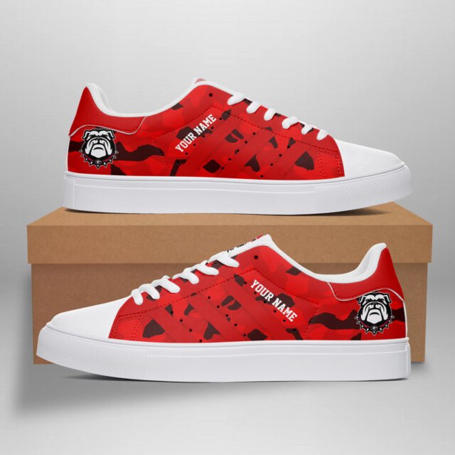 Stocktee Georgia Bulldogs Personalized Stn Sm Shoes NEW080870