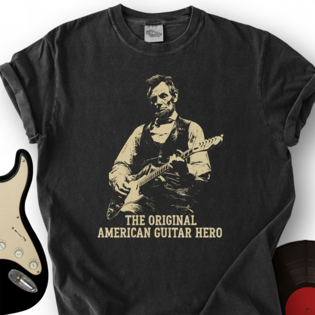 Blues Rail Splitter Vintage Guitar T-Shirt