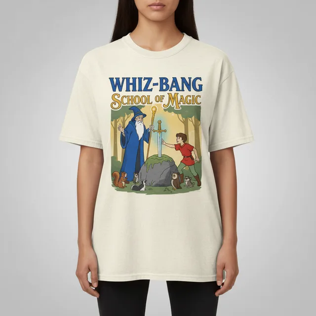 Whiz-Bang School of Magic Vintage Wizard Trial T-Shirt