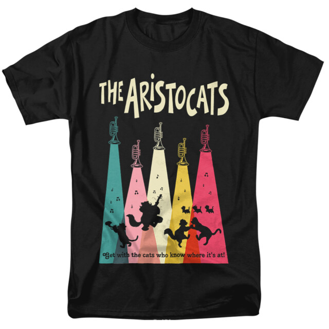 Disney Aristocats	Rainbow Unisex T-Shirt