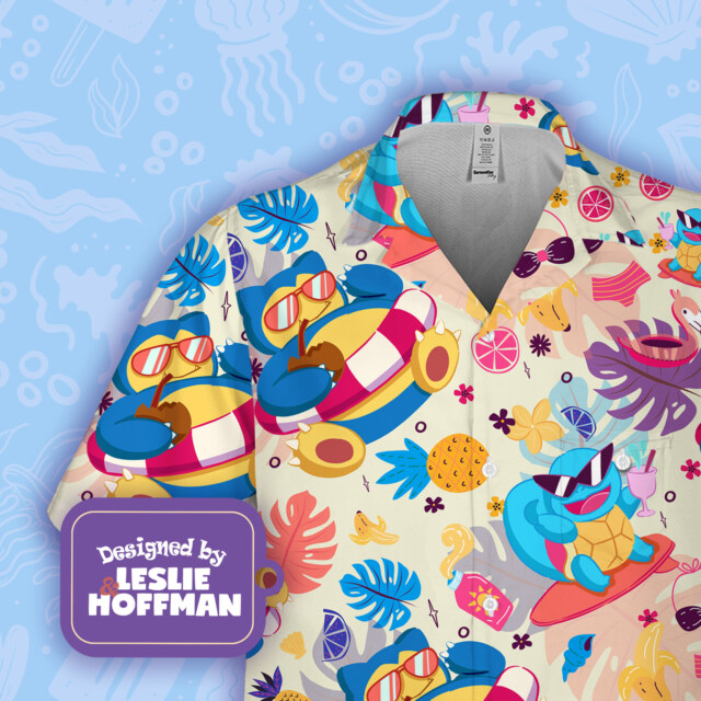 Snorlax Hawaii Poke Hawaiian Shirt