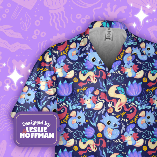 Milotic Water Poke Hawaiian Shirt