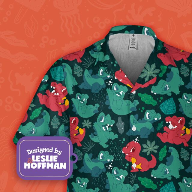 Totodile Poke Hawaiian Shirt