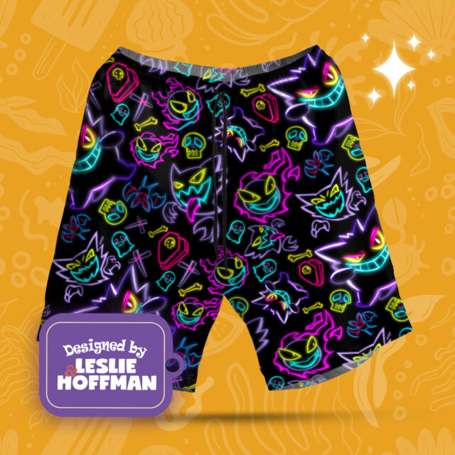 Gengar Ghost Poke Shorts, Women’s Board Shorts
