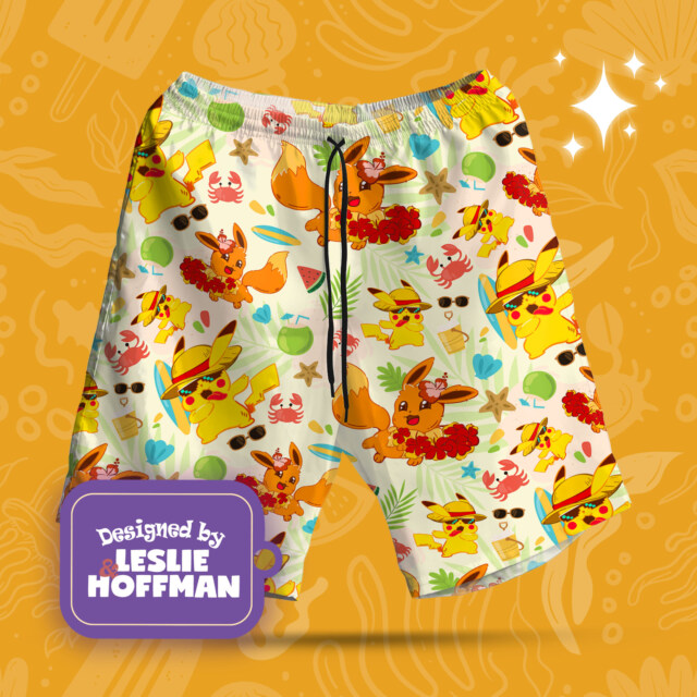 Eevee Beach Shorts, Women’s Board Shorts