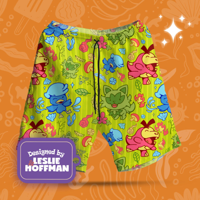 Gen 9 Scarlet Poke Shorts, Women’s Board Shorts