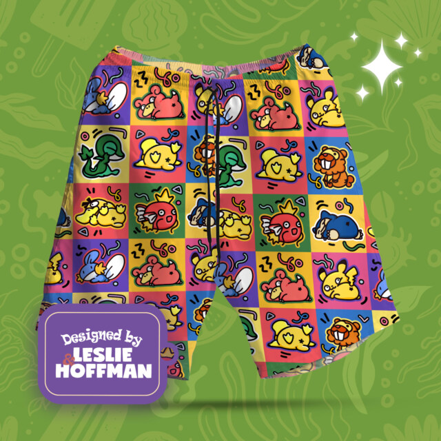 Pokemon Collection Poke Shorts, Women’s Board Shorts