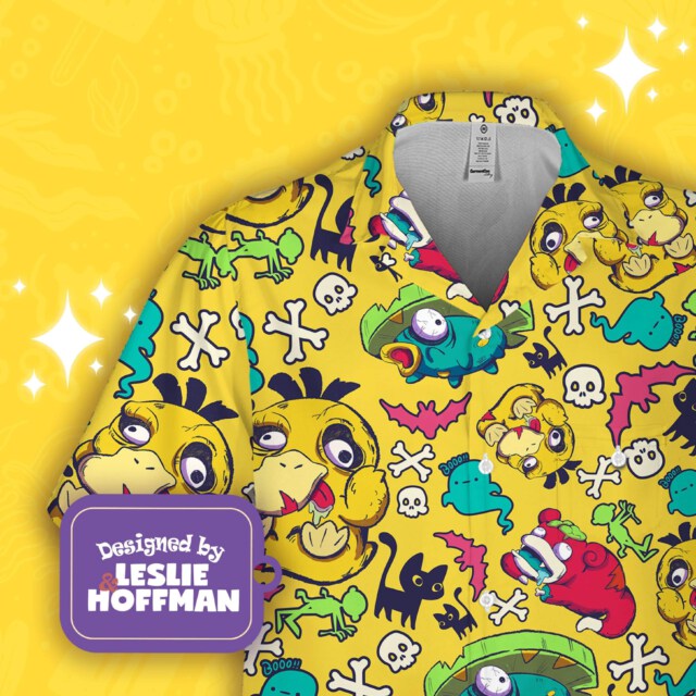 Psyduck Zombie Poke Hawaiian Shirt