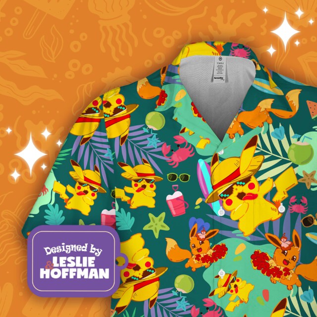 Summer Pikachu Hawaii Poke Hawaiian Shirt