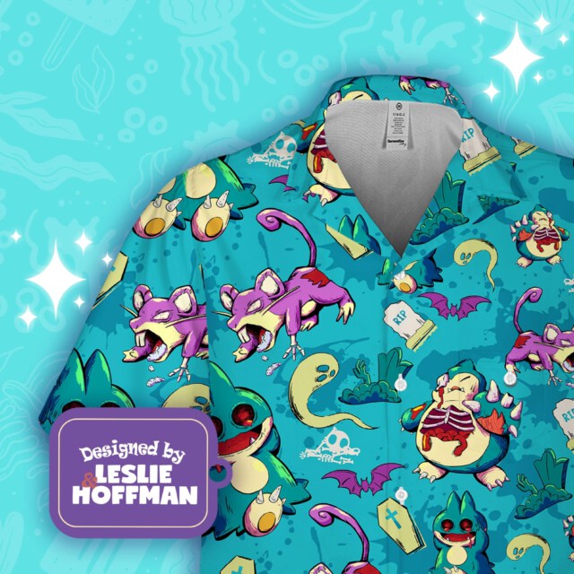 Munchlax Zombie Evil Poke Hawaiian Shirt