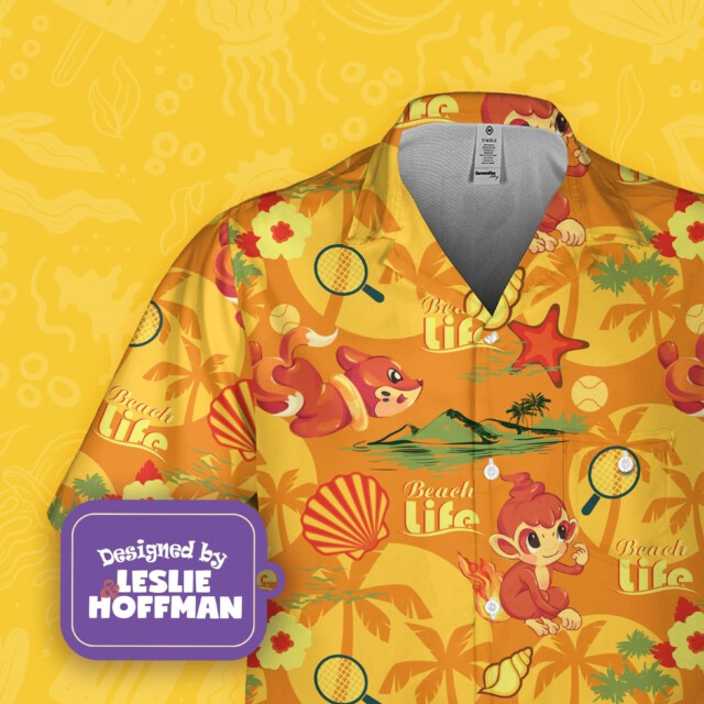 Buizel Beach Poke Hawaiian Shirt