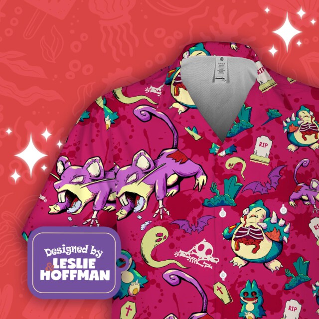 Rattata Zombie Evil Poke Hawaiian Shirt