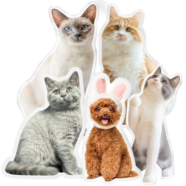 CUSTOM YOUR PET SHAPE PILLOW