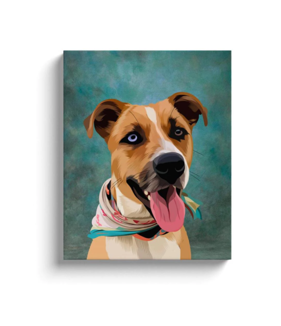 Custom Pop Art Pet Canvas