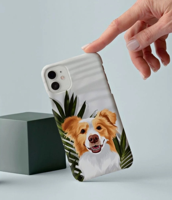 Custom Pet Portrait Phonecase