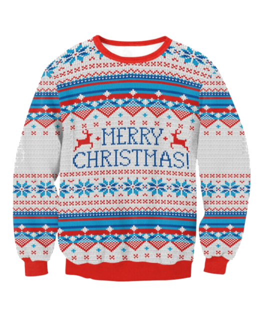 Belly 3D Merry Christmas Sweater Jumper