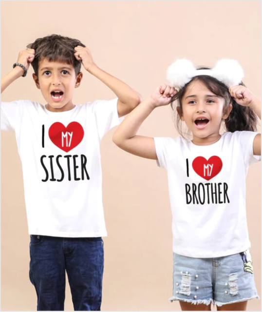 Sibling T Shirt Memories