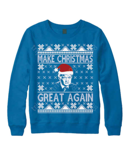 Belly 3D Make Christmas Great Again Christmas Sweater